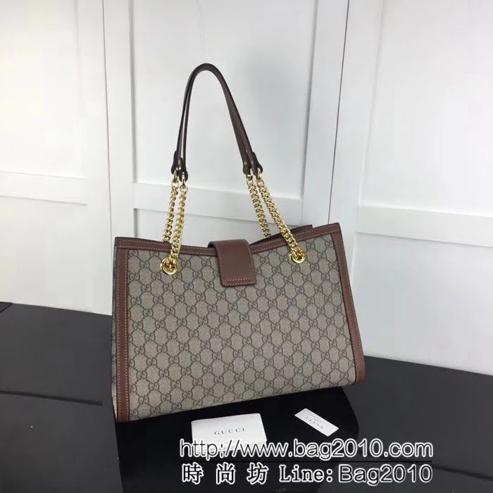 GUCCI古馳原單 新款專櫃品質高仿原單實物實拍479197配棕雙鏈條肩背包 HY1065